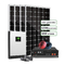 Renewable solar generator 5kw hybrid home solar panel kits solar energy system with battery charger